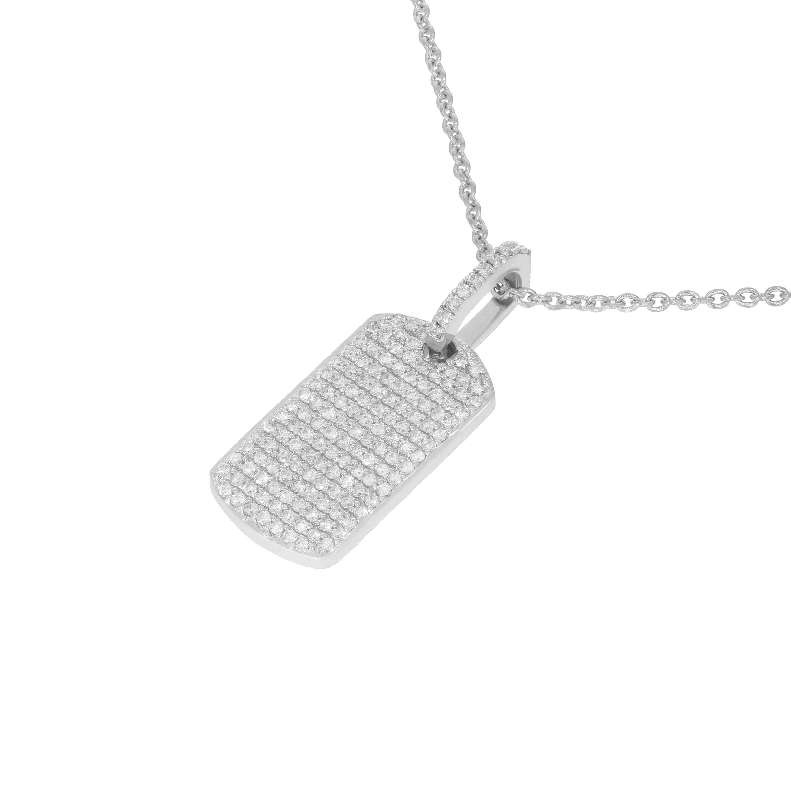 Dog Tag Pendant PD31242A